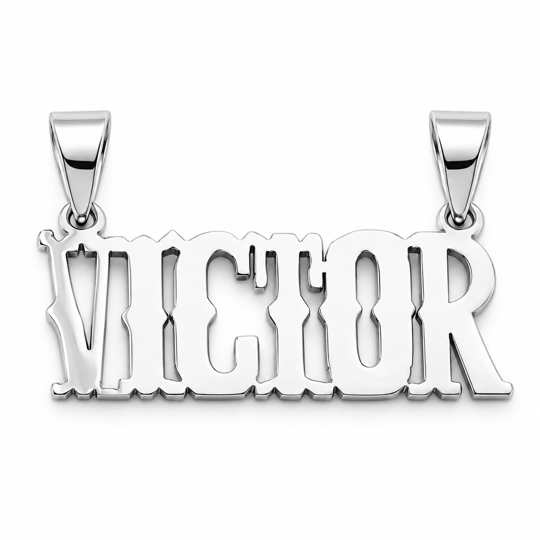Handmade Sterling Silver Custom Nameplates
