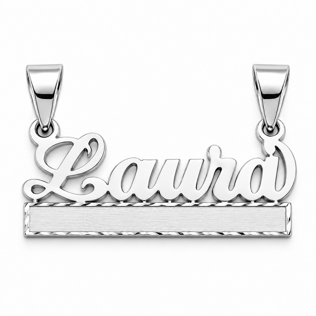 Handmade Sterling Silver Custom Nameplates