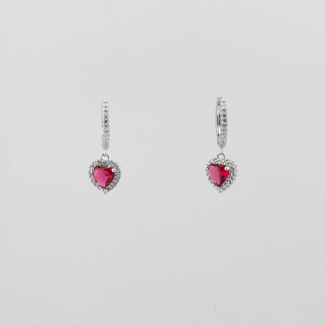 Sterling Silver Heart Earrings
