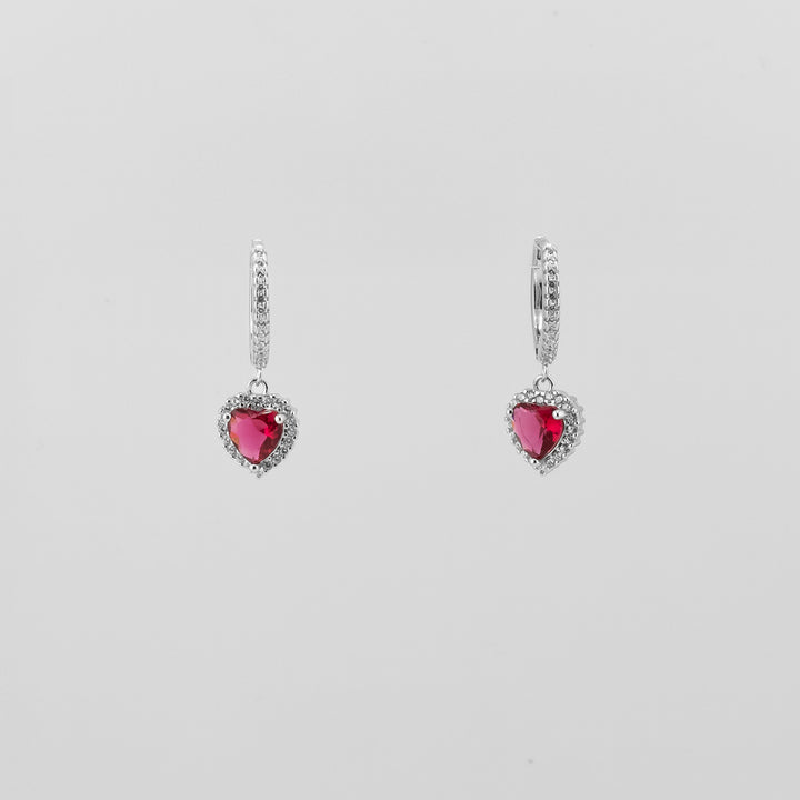 Sterling Silver Heart Earrings